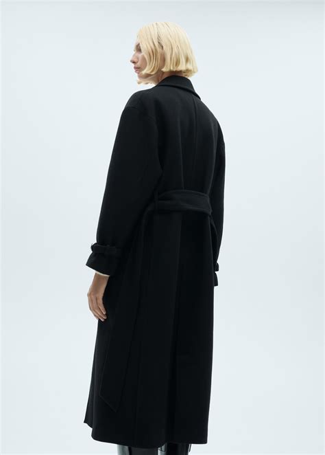 Maxi lapel Manteco wool coat - Women | MANGO United Kingdom