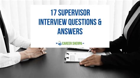 Image result for Supervisor Interview Questions