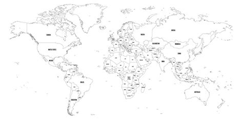 World Map Clear Outline 的图像结果