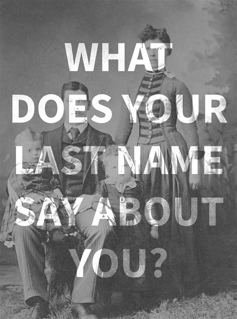 What Does Your Last Name Say About You? Enter Your Last Name To Find Its Meaning and Origin ...