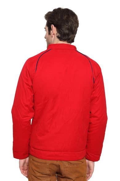 Buy Men Red Solid Full Sleeves Casual Online - 42176 | Allen Solly