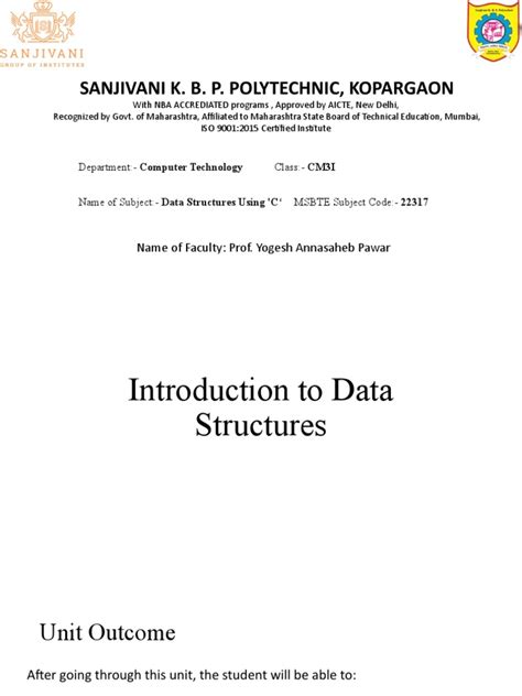 Introduction to Data Structures NPTEL 的图像结果