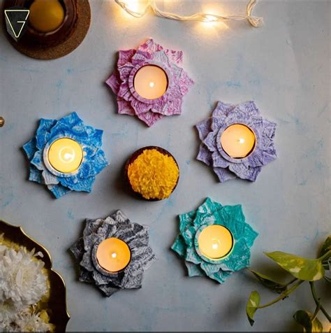 Mandala Beautiful Mandala Inspired Tea Light Candle Holders – Greyt
