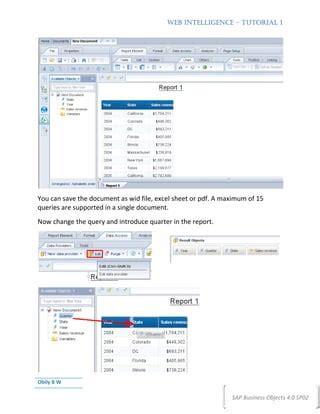 Image result for Web Intelligence Tutorial