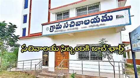 Ap Village Ward Secretariat Employees Job Chart,ఏపీ గ్రామ, వార్డు ...
