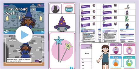 Phonics: Level 1: Week 36: Witches and Wizards Weekly Pack