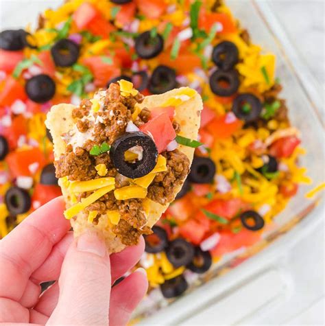Ground Beef Taco Dip | Recipe Cart | Recipe Cart