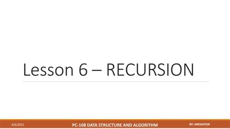 Image result for Recursive Algorithm Lesson