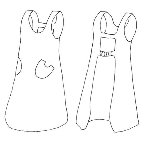 Image result for Basic Apron Pattern
