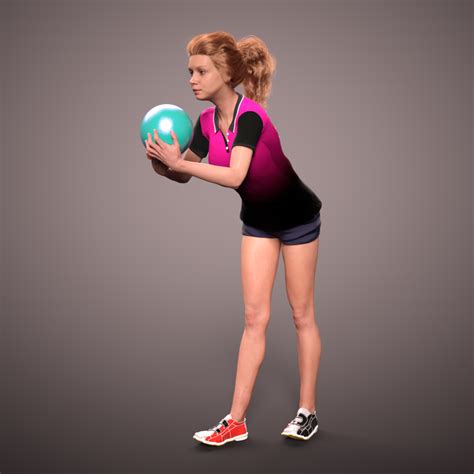 STL file BOWLING GIRL 1・3D printable model to download・Cults