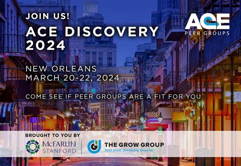 ACE Discovery New Orleans 2024 Registration - McFarlin Stanford ...