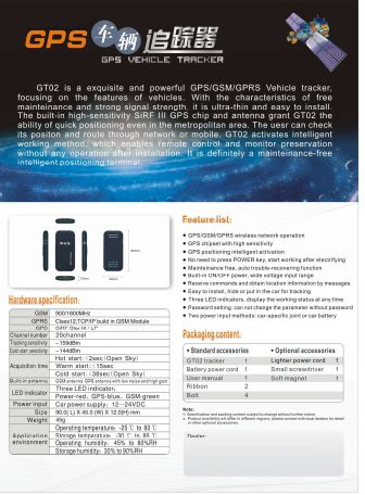 GT02 Gps Vehicle Tracker Ahmedabad, Gujarat, India