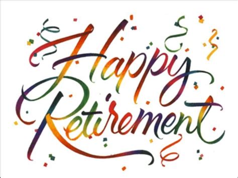 Happy retirement card free image download