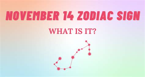 November 14 Zodiac Sign Explained | So Syncd
