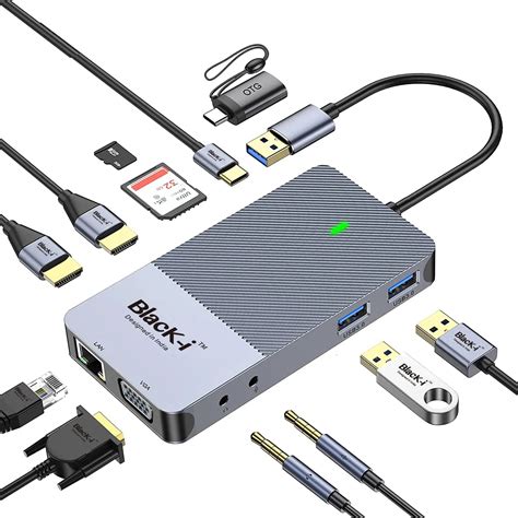 Black-i-usb-type-c-display-link-docking-station-features
