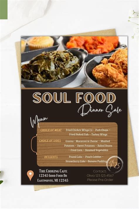 Soul Food Menu
