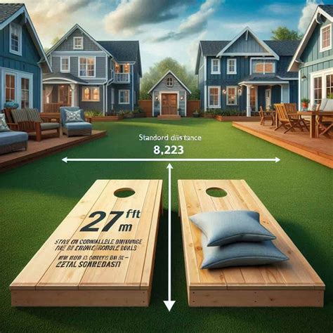 Cornhole Board Distance: Cornhole Boards 27 Feet Apart
