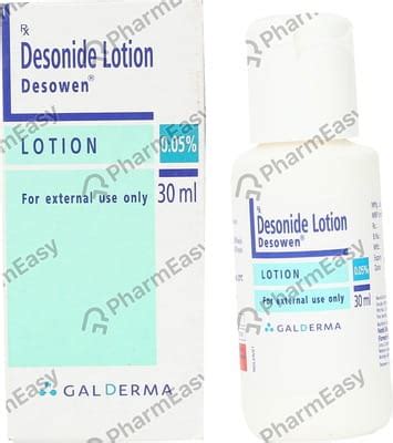 Desowen 0.05 %W/V Lotion (30): Uses, Side Effects, Price & Dosage ...