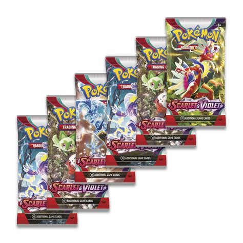 Pokémon TCG: Scarlet & Violet Booster Bundle (6 Packs) | Pokémon Center ...