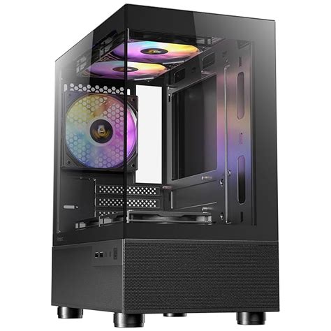 Amazon.in: Buy Antec CX200M RGB Elite PC Case Full View Tempered Glass ...