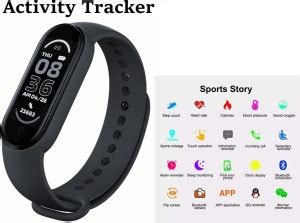 Y2H Enterprises X234 |M4 Max Step Tracker, ECG Multi Sports Mode Black ...