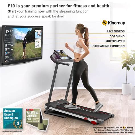 Sportstech F10 treadmill model 2020 - German Quality Brand + Video ...