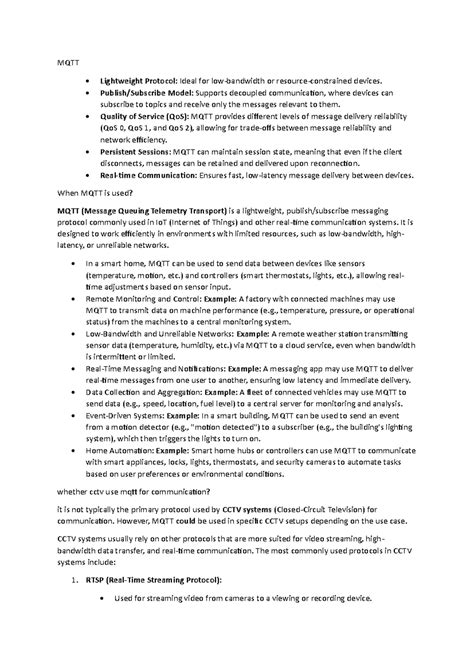 MQTT Protocol Overview: Lightweight Messaging for IoT Applications ...