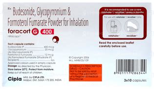Foracort G 400 Rotacap 30 - Uses, Side Effects, Dosage, Price | Truemeds