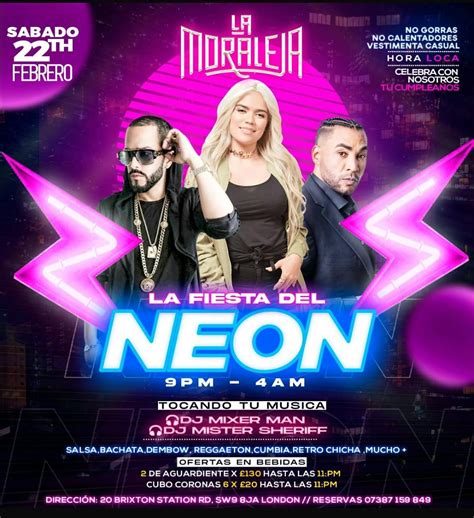 ? NEON PARTY in London! ? , La Moraleja Bar, London, 22 February to 23 ...