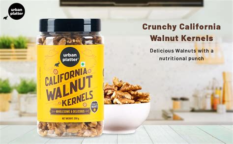 Urban Platter California Walnut Kernels, 500g (Shelled Halves | Rich in ...