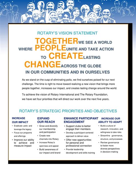 Free Printable Vision Statement Templates [Word, PDF] Examples