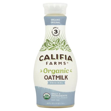 Califia Farms Organic Original Oatmilk, 48 fl oz - Fairway