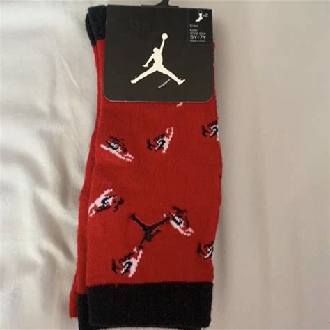 Nike Jordan 1 socks 2 Crew Socks pair one Jordan 1... - Depop