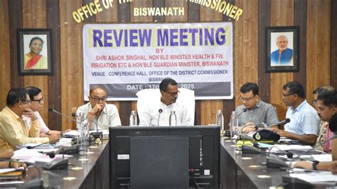 Ashok Singhal - Assam Minister Ashok Singhal reviews flagship schemes ...