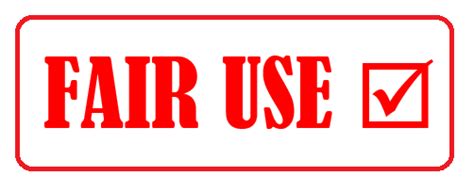 Image result for Fair Use Examples