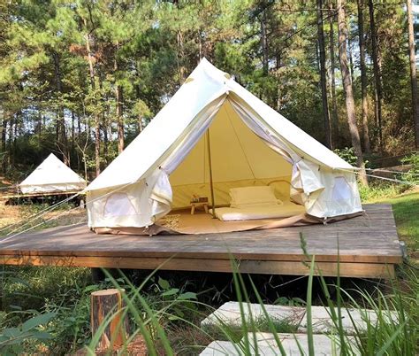 Buy Outdoor Waterproof Family Glamping Yurt Oxford Cloth Bell Tent for ...