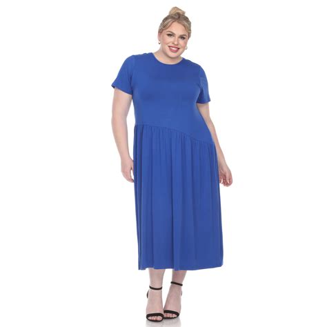 Short Sleeves Maxi Dress - Plus – Dressbarn
