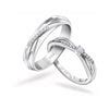 Jewelove™ Rings VVS GH / Both Designer Platinum Couple Rings with ...