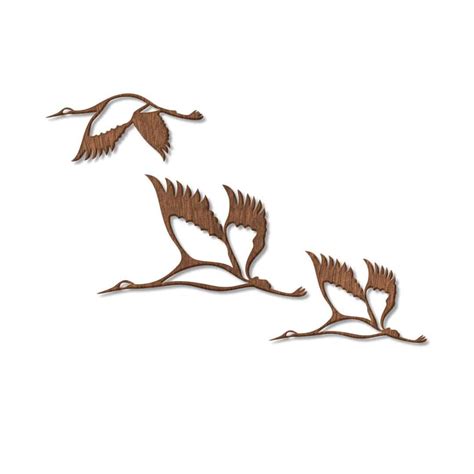 Wood - Birds 02 - mahogany | wall-art.com