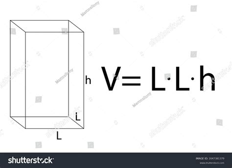 Calculation Parallelepiped Volume Spatial Geometry Mathematics Stock ...