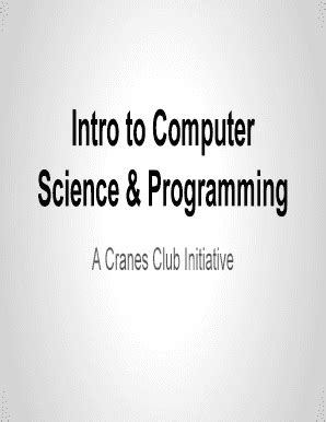 Fillable Online Intro to Computer Fax Email Print - pdfFiller