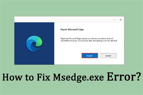 Msedge.exe Error 的图像结果