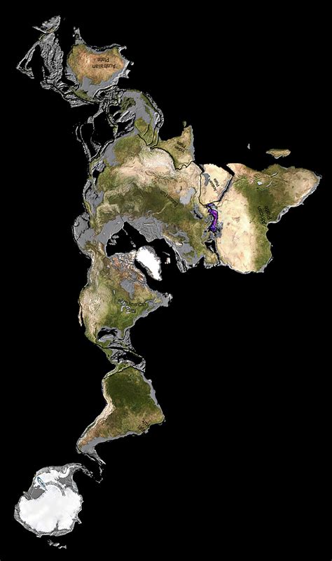 World Map without Distortion 的图像结果