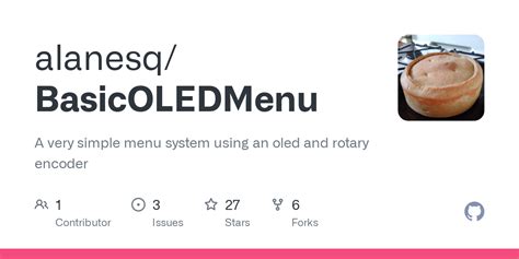 Image result for Arduino OLED Rotary Encoder Menu