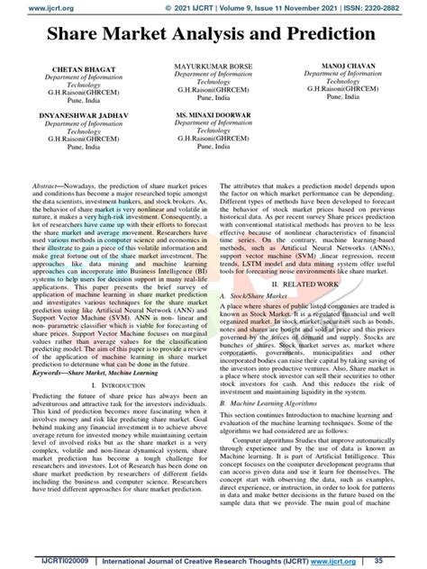 Image result for Share Market Analysis Machine Learning Algorithm