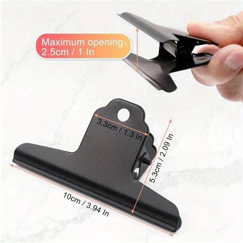 Juego de 10 pinzas metálicas grandes de 4 pulgadas - Pinzas de resorte ...