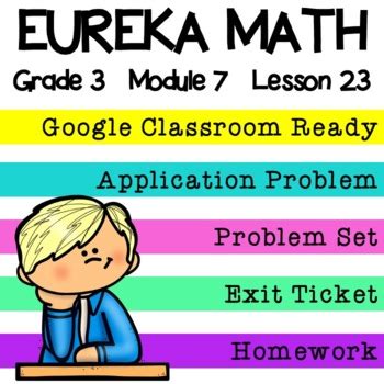 Image result for Eureka Math Grade 3 Module 7 Lesson 23