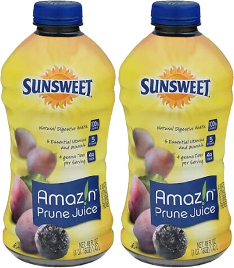 Amazon.com : Sunsweet Prune Juice 32 Oz - 2 Packs - No Pulp - All ...