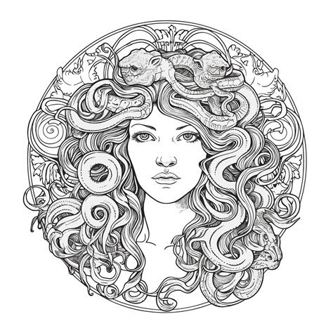 Schets Handgetekende enkele lijntekeningen kleurplaat lijntekening ...