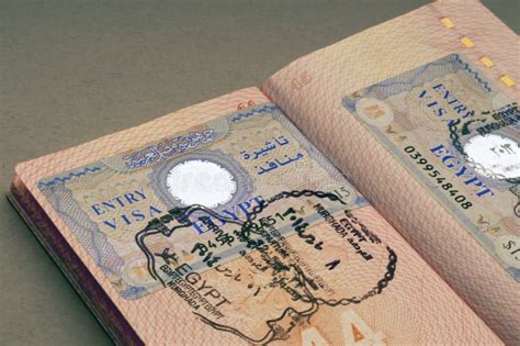 埃及签证 库存照片. 图片 包括有 横穿, 闹事, 扫描, 印花税, 官员, 国界的, 文件, 护照, 证券 - 14251182